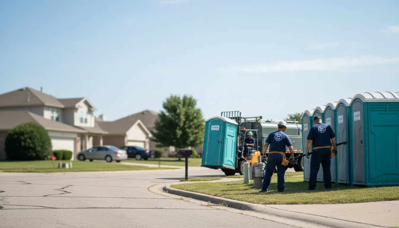 Porta Potty Rental in Garciasville, TX near me